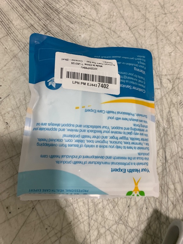 Photo 1 of Sumiwish Foam Toe Separators, 10 Pack Breathable Toe Spacers, Reduce Friction and Relieve Corns Pain, Overlapping Toes Corrector - (Blue)
