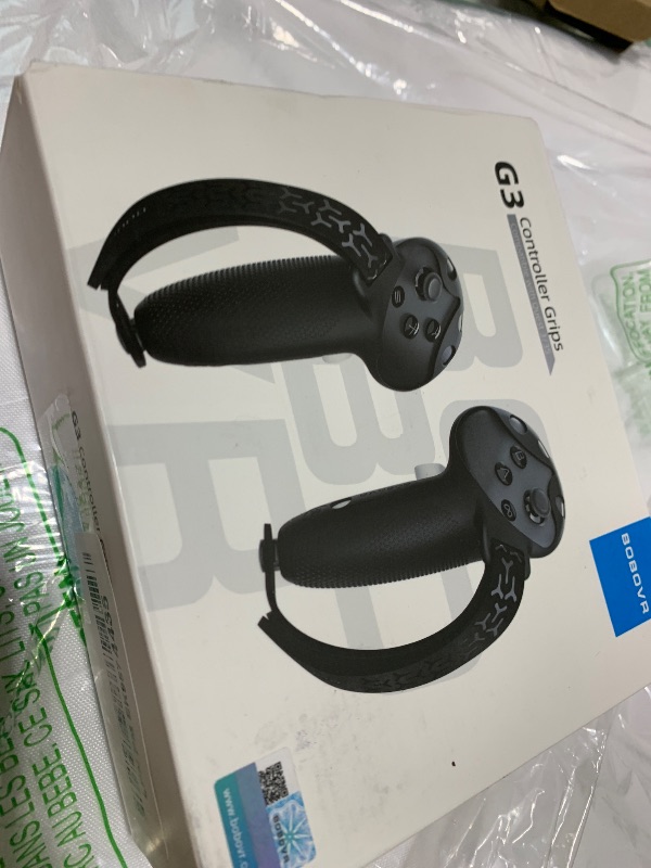 Photo 1 of BOBOVR G3 Controller Grips, Anti-Slip Silicone Grip Cover, Adjustable Sports Wrist Strap & For CD3/D3 Dock Wireless Charging, Compatible with Quest 3/3S