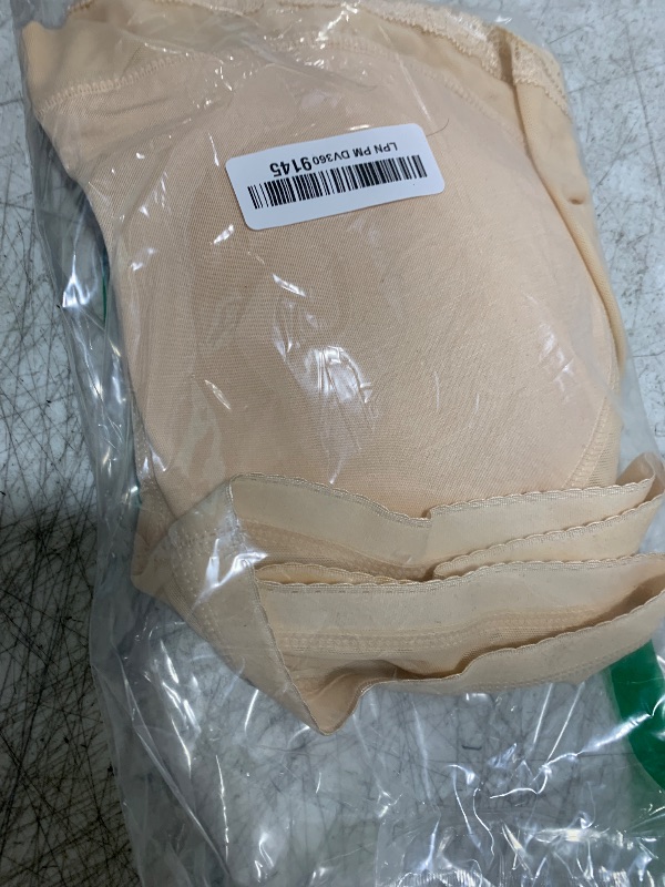 Photo 1 of KIWI RATA Womens Seamless Butt Lifter Padded Lace Panties Enhancer Underwear,Nude,Medium