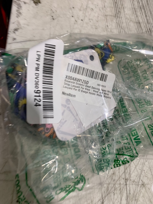 Photo 1 of Bioworld Grateful Dead Dancing Bears Wrist Strap Lanyard For Keys | Hand and Wrist Lanyard For Wallet Keychain