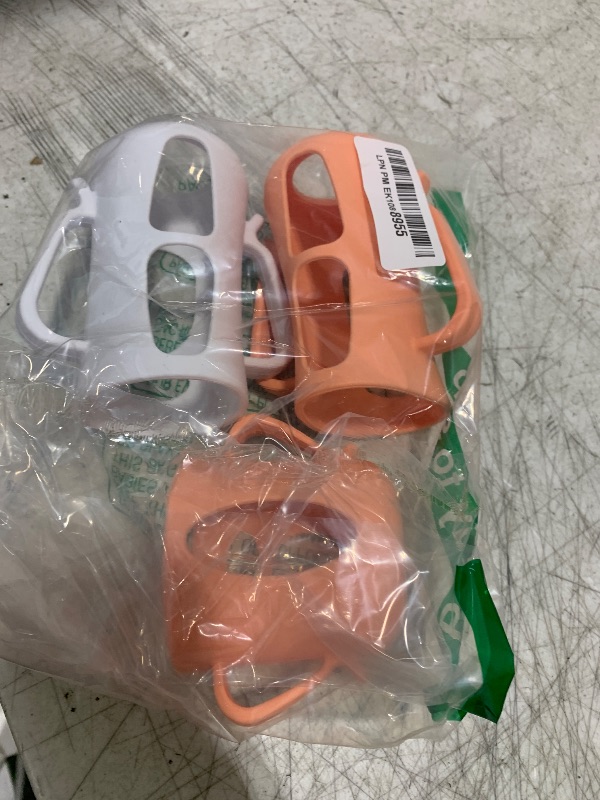 Photo 1 of ROPOSY 3 Pack Silicone Sleeves for Pigeon Glass Bottle, Anti Breakage Baby Bottle Holder with Handle, 5.4oz