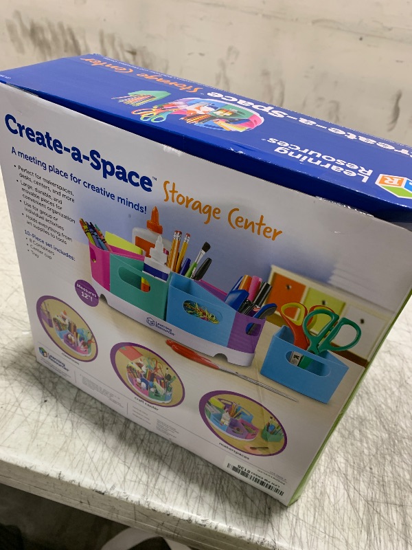 Photo 1 of Learning Resources Create-a-Space Storage Center, 10 Piece set - Pastel Colors