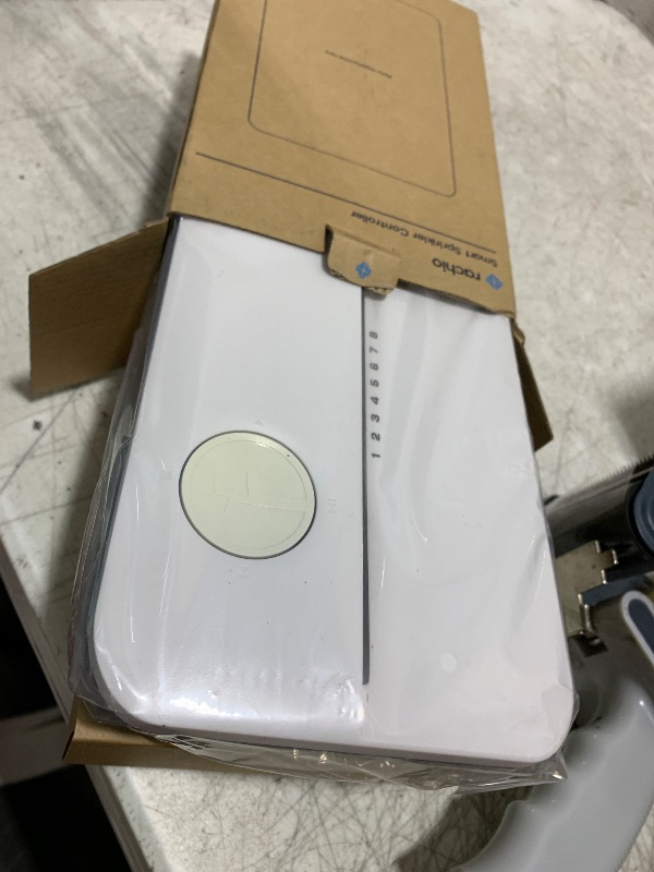 Photo 1 of Rachio WiFi Smart Sprinkler Controller (8-Zone Irrigation Remote Control) – App-Based Scheduling, Local Weather Intelligence, Rain Skips, Easy DIY Install