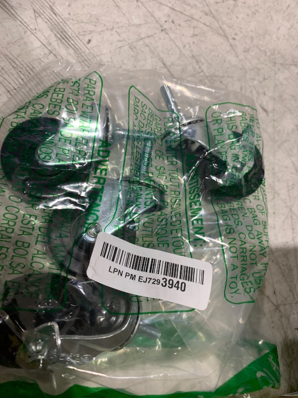 Photo 1 of AXL 5/16 Threaded Stem Casters, 2 Inch Caster Wheels, Stem Diameter 5/16", Stem Length 1 Inch, Replacement Wheels for Shelves, Trolley, Furniture (Pack of 4, 2 with Brake & 2 Without)