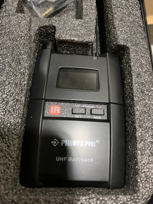 Photo 1 of Phenyx Pro UHF Stereo Wireless in Ear Monitor System, Wireless IEM, 900MHz Band Selectable Frequency, Rack Mountable, 160 ft. Operation, Suitable for Stage, Studio, Exhibit, Lecture, Speech (PTM-10)