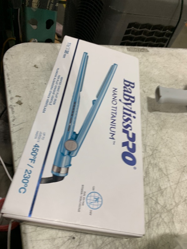 Photo 1 of BaBylissPRO Nano Titanium Ionic Flat Iron Hair Straightener, 1 1/2" Hair Straightener Iron for Smooth, Shiny, Frizz- Free Hair and All Hair Types