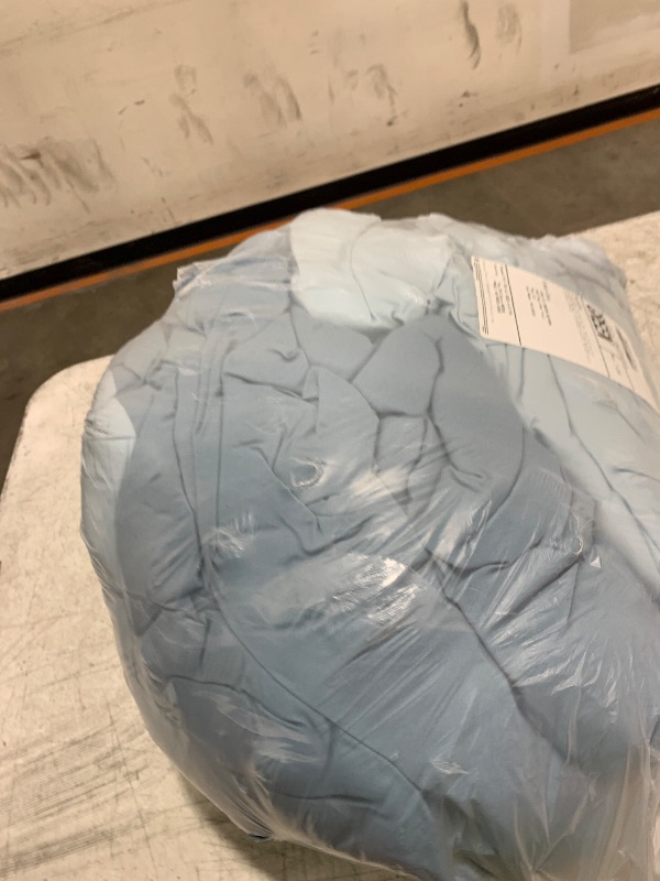 Photo 1 of Bedsure Queen Size Comforter Set, Reversible Blue Soft Prewashed Bedding for All Seasons, 3 Pieces Warm Down Alternative Bed Set, 1 Lightweight Comforter (90"x90") and 2 Pillowcases (20"x26")