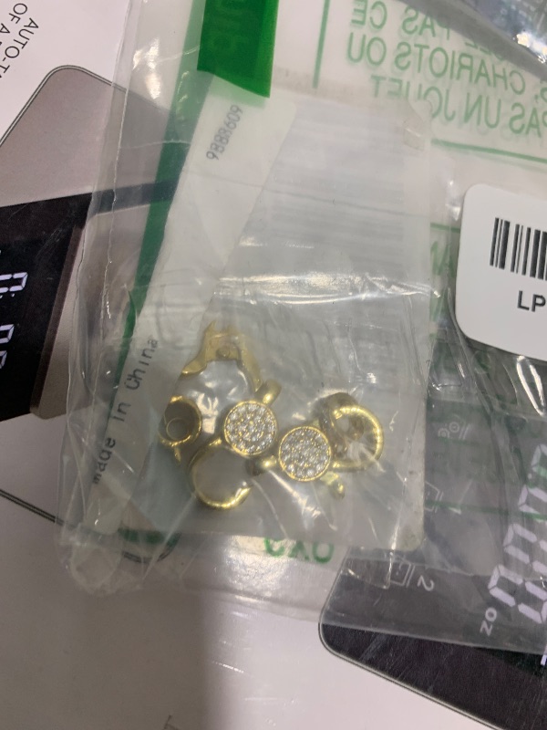 Photo 1 of LABRIMP 2pcs DIY Jewelry Accessories Lobster Clasp Accessories Micro Setting Lobster Clasp Supply Rhinestones Accessories Lobster Connection Buckle Jewelry Clasp Necklace Closures