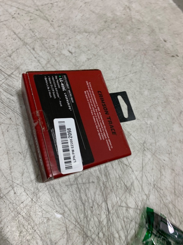 Photo 1 of Crimson Trace LG-409G Lasergrips with Green Laser, Heavy Duty Construction and Instinctive Activation for Kimber Micro 9, Defensive Shooting and Competition