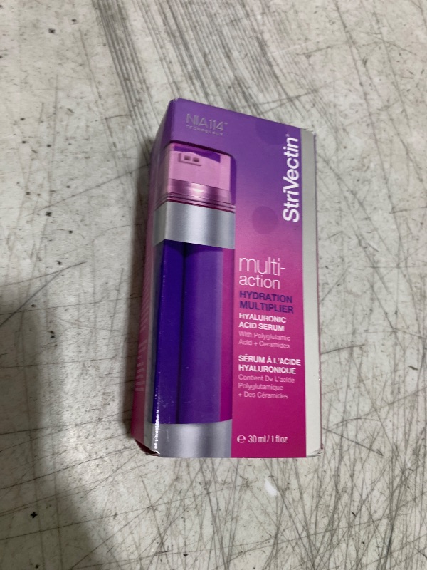 Photo 1 of StriVectin Multi Action Hydration Multiplier Serum with Hyaluronic Acid, Ceramides and Peptides for Dehydrated, Dry Skin