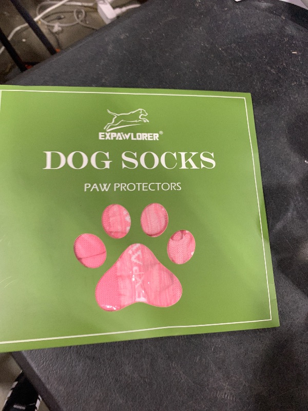 Photo 1 of EXPAWLORER Anti Slip Dog Socks to Prevent Licking Paws, Dog Shoes for Hot Pavement, Dog Booties for Small Medium Large Senior Dogs, Traction Control Dog Boots & Paw Protectors for Hardwood Floors