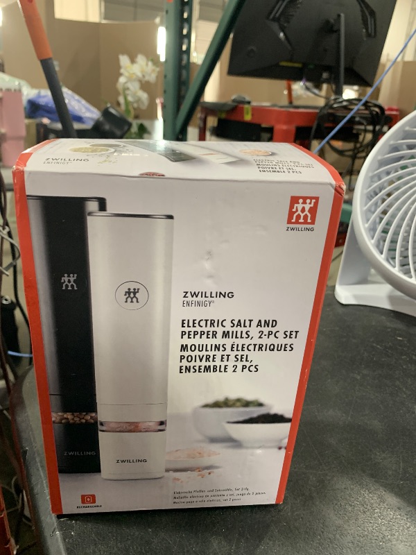 Photo 1 of ZWILLING Enfinigy 2-pc Electric Salt/Pepper Mill Set