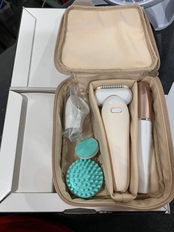 Photo 1 of Braun Epilator Silk-épil 9 Flex 9-300 Beauty Set, Facial Hair Removal for Women, Hair Removal Device, Shaver & Trimmer, Cordless, Rechargeable, Wet & Dry, FaceSpa