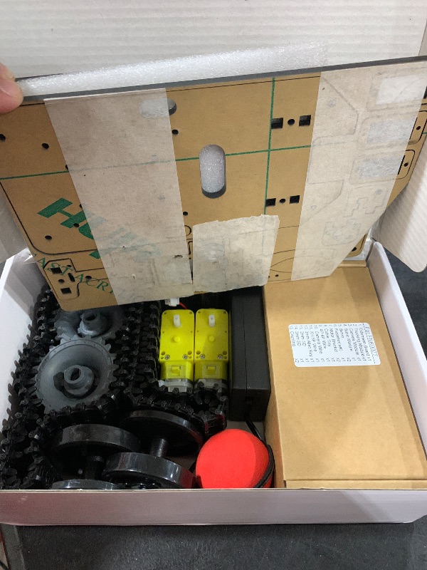 Photo 1 of Freenove Tank Robot Kit for Raspberry Pi 5 4 B 3 B+ Zero 2 W, Crawler Chassis, Grab Objects, Ball Tracing, Line Tracking, Obstacle Avoidance, App Control, Camera, Servo (Raspberry Pi NOT Included)