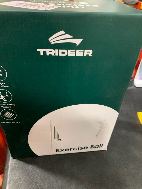 Photo 1 of Trideer Yoga Ball for Exercise, Pregnancy & Birthing, 5 Sizes Exercise Ball for Physical Therapy, Stability, Fitness, Quick Pump Included