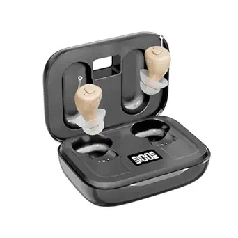 Photo 1 of Rechargeable Hearing Aids for Seniors - Compact In-the-Ear Hearing Amplifiers with Adaptive Noise Reduction & Easy Controls | Long-Lasting Battery Discreet Invisible Design for Adults & Elderly 