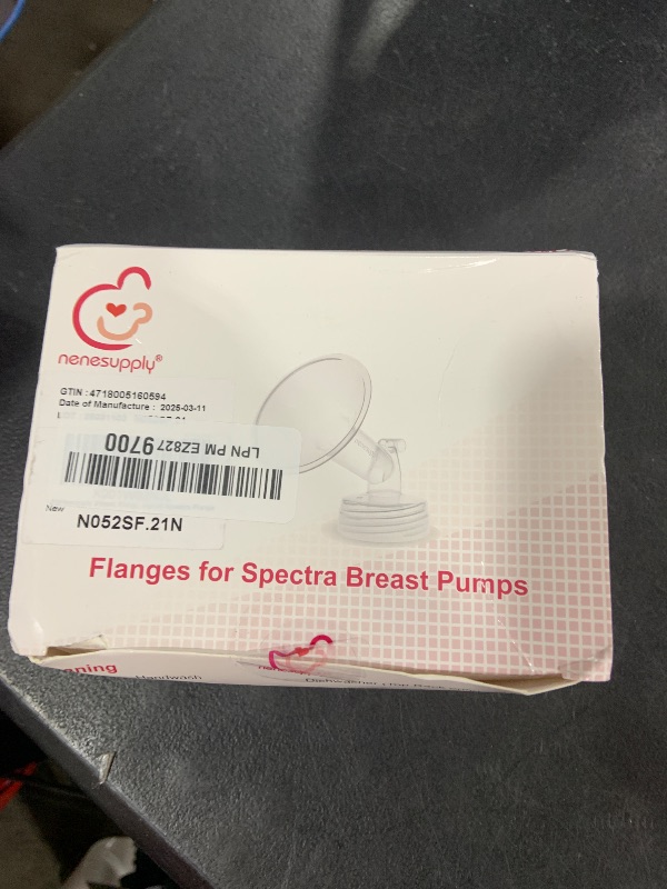 Photo 1 of Nenesupply 21mm 2 pc Flanges Compatible with Spectra S2 S1 9 Plus Synergy Gold Breastpump Replacement to Spectra Pump Parts Flange Accessories Wide Mouth Work with Valve Backflow Protector Bottle