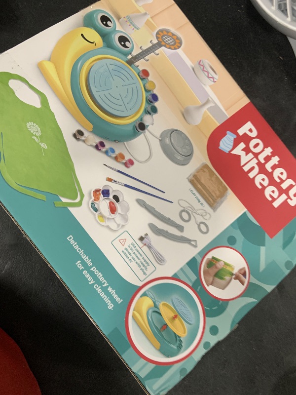 Photo 1 of Aujazyble Pottery Wheel for Kids - Complete Art Supplies Arts & Crafts Kit, Crafts for Girls 8-12, Girls Boy Toys Birthday Halloween Christmas Gift for Kids Ages 6 7 8 9 10 11 12+, (Snail)