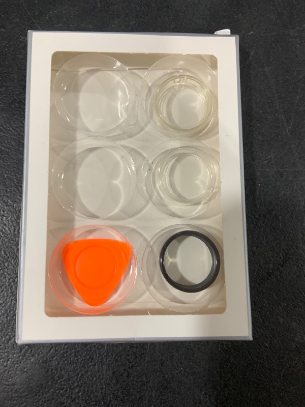 Photo 1 of 3 Pack Cover Compatible with Oura Ring Gen 4/Oura Ring Gen 3 Horizon/Heritage, Surport Charging with Cover on, Anti-Scratch TPU Protector for Men Women (Size 10, Clear*2+Black)