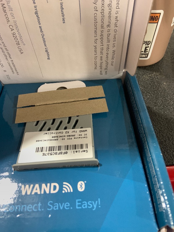 Photo 1 of Hunter WAND Smart WiFi Module for X2 Sprinkler Controller, Hydrawise App, Remote Scheduling, 2.4GHz WiFi Only, Supports Bluetooth, Wi-Fi Direct & WPS Setup