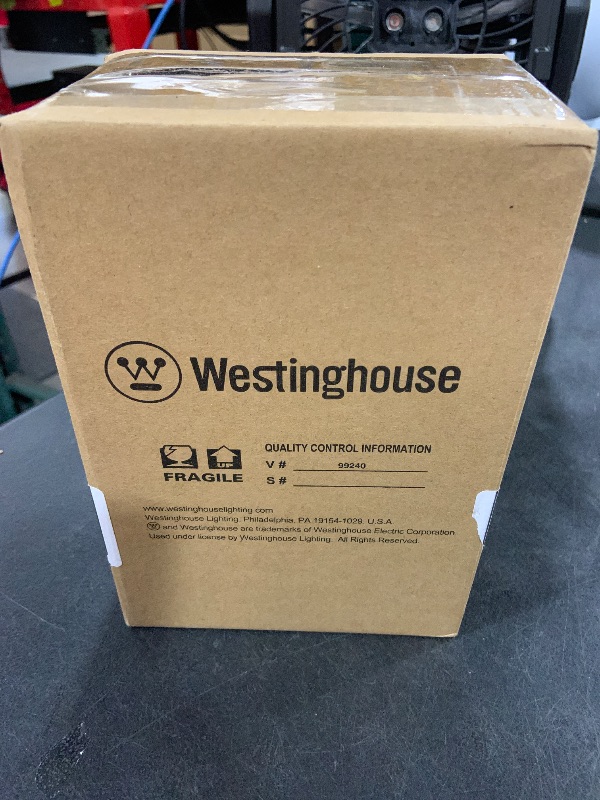 Photo 1 of Westinghouse 5268020 5.5 Watt (40 Watt Equivalent) Cut Glass G25 Dimmable Clear Filament LED Light Bulb, Medium Base, 6 Pack
