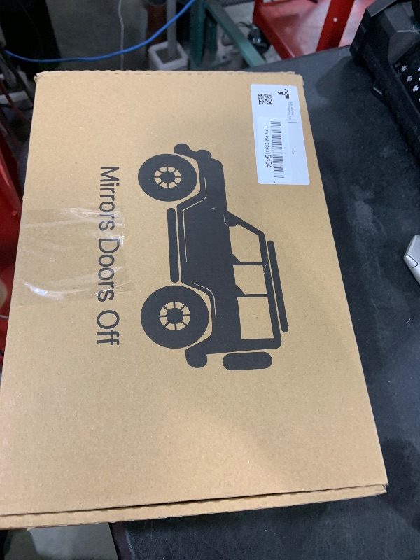 Photo 1 of Doors Off Mirrors Compatible with Jeep Wrangler JK JL & Unlimited,Anti-shake and Wider View Mirror Door Off Easier Install Door Hinge Mirror