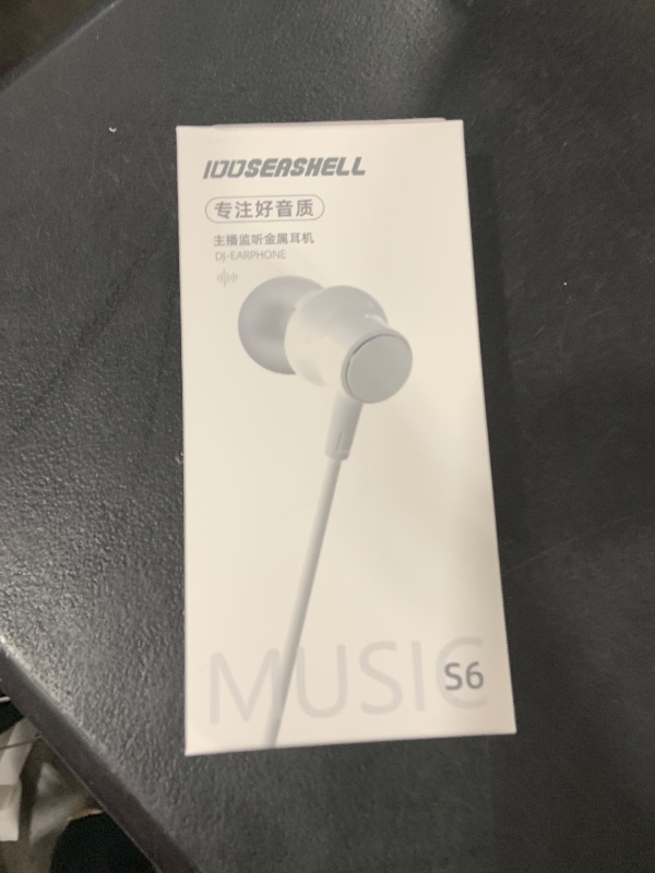Photo 1 of WMSZMSM Long Wired Earbuds with No Microphone for Tv Earbuds Headphones Extra Long Cord with Volume Control(Black 6.5FT)