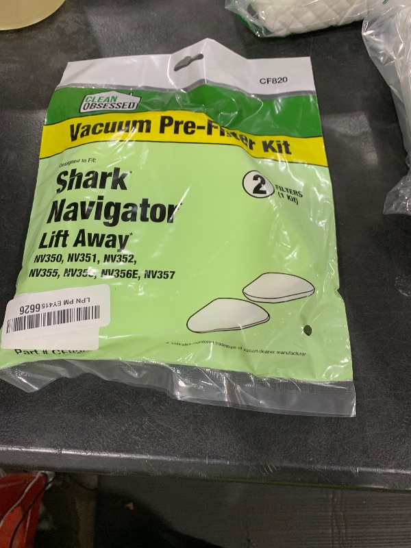 Photo 1 of Shark Replacement Filter Set XFF350 Navigator Lift-Away NV350, NV351, NV3521, Felt + 1 Foam