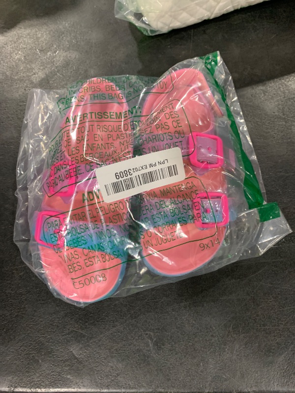Photo 1 of INMINPIN Toddler Boys Girls Buckle Sandals Comfort Open Toe Sandal with Adjustable Back Strap, Pink Sequin, 9 Toddler