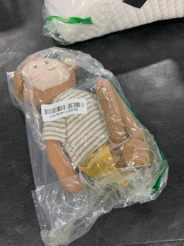 Photo 1 of MON AMI Magee Boy Monkey Doll – 15”, Monkey Plush Toy, Stuffed Animal Toy, Use as Toy or Nursery Room Decor