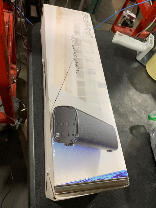 Photo 1 of Saiyin Sound Bar,17 inch Sound Bar for Smart TV with Bluetooth 5.3/Optical/AUX Connection, Soundbar for TV/PC/Gaming/Projectors,Wall Mountable & Ultra Compact Design