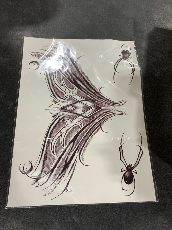 Photo 1 of Large Temporary Tattoos Women Temporary Neck Tattoos Temporary Realistic Flower Chest Tattoo for Adults (TS02)