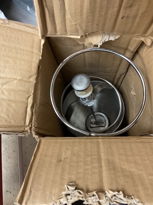 Photo 1 of PARTS ONLY -------------------------------------------------New Star Foodservice 37470 Commercial Grade Stainless Steel 18/8 Pancake Dispenser with Stand, Silver