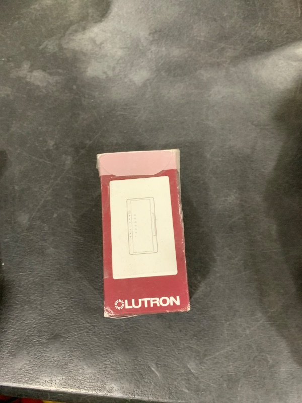 Photo 1 of Lutron Maestro Countdown Timer Switch for Fans and Lights, Timer Switch for Lights, 3A/150-Watt LED Bulbs, Single-Pole/Multi-Location, MA-T51MN-WH, White