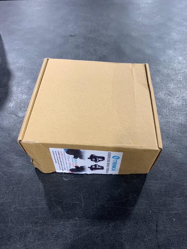 Photo 1 of Exercise Bike Pedals 1/2" with Straps for Peloton Bike, Spin Cycling Bike, Indoor Exercycle Bike, Stationary Recumbent Bicycle Replacement Parts