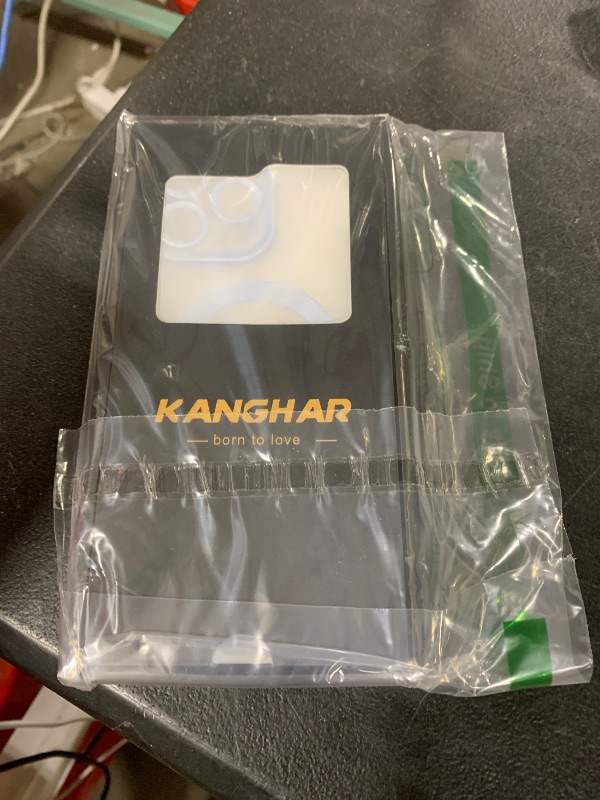 Photo 1 of KANGHAR Case Designed for iPhone 16 Pro Max Magnetic Clear Case with Camera Lens Protector[Compatible with MagSafe] Luxury Cute Plating Design Full-Body Shockproof Protection Cover Blue
