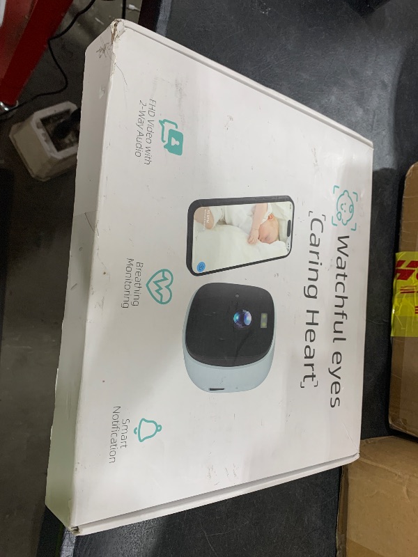 Photo 1 of Instababy Smart Baby Monitor with Floor Stand, 2K Crib Camera with AI Breathing Monitor, No Wearables WiFi Baby Camera, Night Vision, Baby Sleep Tracker, Cry & Motion Alerts, Diaper & Feeding Record