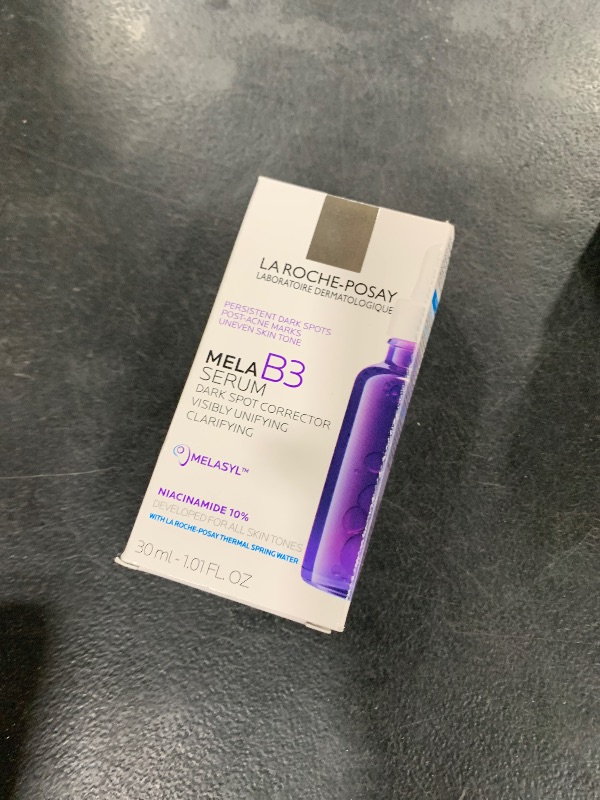 Photo 1 of La Roche-Posay Mela B3 Serum, Dark Spot Corrector With Anti-Aging Melasyl + 10% Niacinamide, Discoloration Correcting Face Serum for Sun Spots, Age Spots & Post-Acne Marks, Lightweight Texture