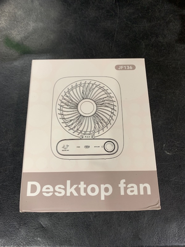 Photo 1 of Shintrend USB Desk Fan - Rechargeable Portable Battery Powered Fans, Ultra Quiet 180° Foldable, Variable Speed Small Personal Fan for Bedroom Office Travel Camping Cruise (1, Black)