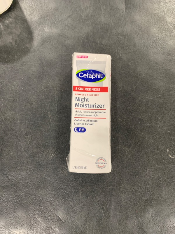 Photo 1 of Cetaphil Night Cream, Redness Relieving Night Moisturizer for Face, 1.7 fl oz, For Dry, Redness-Prone Skin, Hypoallergenic, Fragrance Free