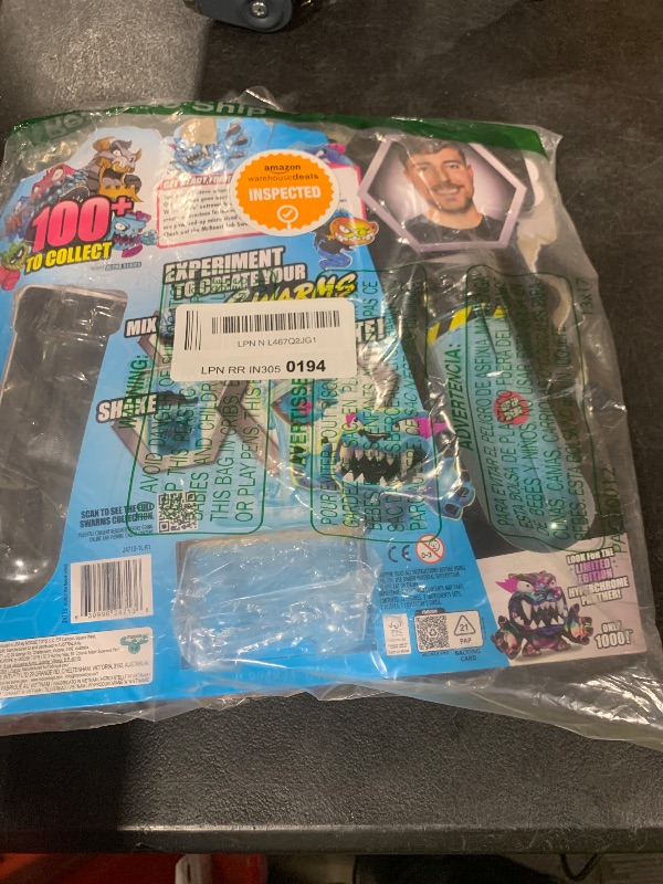 Photo 1 of MrBeast Lab Swarms Mega Lab 12 Pk Vipermite - Experiment by Adding Water, Shaking The Test Tube & Revealing 12pk of 1" MrBeast Collectible Characters, 100+ to Collect, includes Special Edition Panther