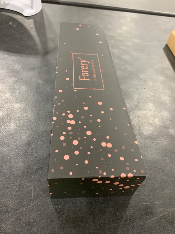 Photo 1 of FARERY Long Barrel Curling Iron 1 1/4 inch, 1.25 Inch Curling Iron for Long Hair, Infused Argan Oil & Keratin, Lasting Styling, 11 Adjustable Temp, Include Clips & Silicone Pad