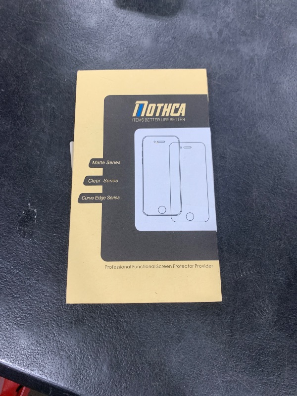 Photo 1 of Mothca Matte Glass Screen Protector Compatible with iPhone XS/X/11 Pro Anti-Glare & Anti-Fingerprint Tempered Glass Film Case Friendly 3D Touch Bubble Free