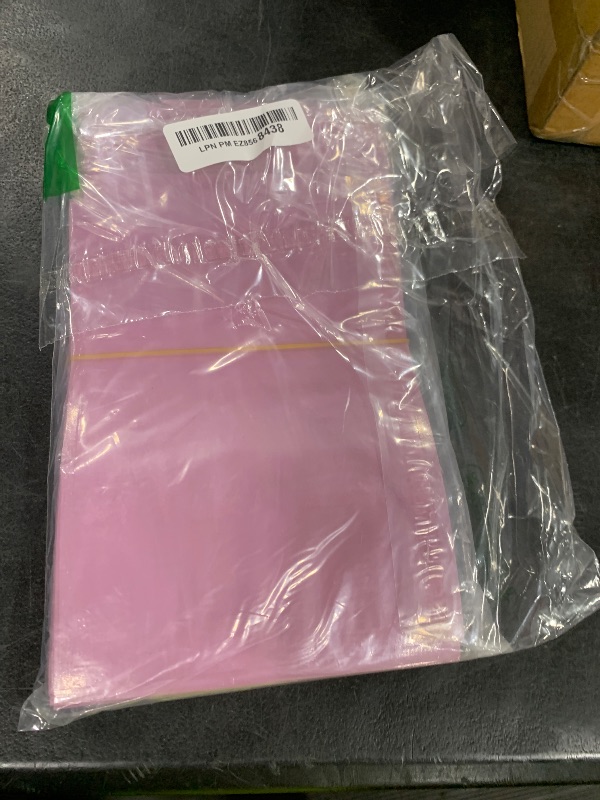 Photo 1 of 100 Pieces Resealable Mylar Bags, Small Holographic Packaging Bags, Smell Proof Mylar Bags for Food Storage/Jewelry/Eyelash for Small Business (Pink, 5.5x7.8 Inch)