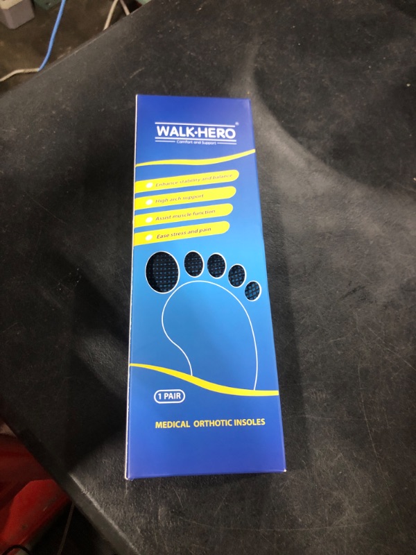 Photo 1 of Plantar Fasciitis Insoles for Men Women - Orthotics Inserts, Shoe Insoles Arch Support Flat Feet Inserts Work Boot Insoles for Standing All Day (Mens 10-10 1/2 | Womens 12-12 1/2)