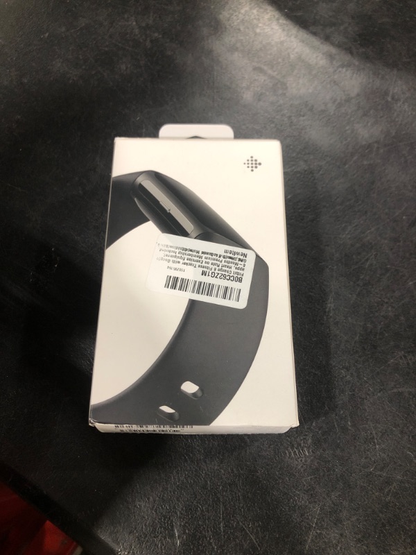 Photo 1 of Fitbit Charge 6 Fitness Tracker with Google apps, Heart Rate on Exercise Equipment, 6-Months Premium Membership Included, GPS, Health Tools and More, Obsidian/Black, One Size (S & L Bands Included)