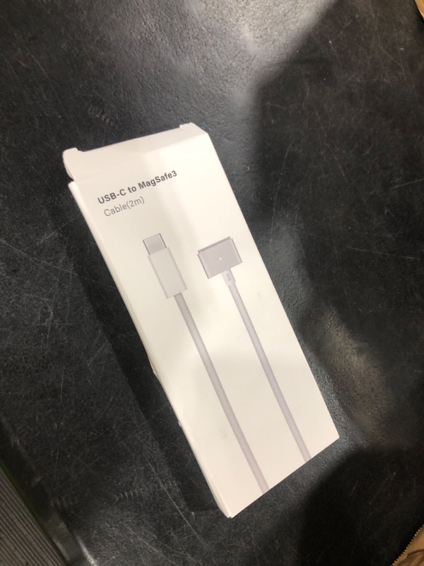 Photo 1 of 140W USB-C to Magnetic 3 Cable, Compatible with MacBook Pro 2021 M1 Pro & Max Chip 14" 16", MacBook Air 2022 M2, MacBook Pro 2023 M2 Pro & Max Chip 14" 16", Safe 3 Cable for MacBook - 6.6ft