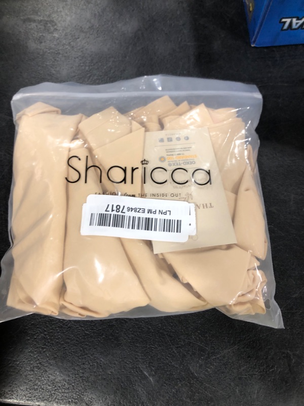 Photo 1 of SHARICCA Women Seamless Cheeky Bikini No Show Panties Ladies Invisible Breathable Hipster Soft Stretch Underwear 7 Pack (Beige,M)