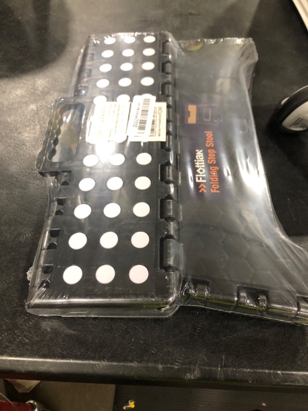 Photo 1 of 5 Inch Folding Step Stool with Non-Slip Mat. Made of Incombustible Plastic, Can Withstand Over 250 Pounds. Collapsible Step Suitable for Kitchen, Bathroom, Bedroom, Camping, Travel ect