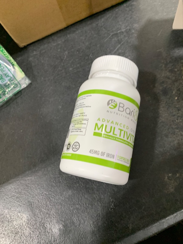Photo 1 of BariSlim Advanced Once Daily Bariatric Multivitamin Capsule - 45 mg of Iron - Bariatric Vitamin for Post Bariatric Surgery Including Gastric Bypass and Gastric Sleeve | 90 Day Supply